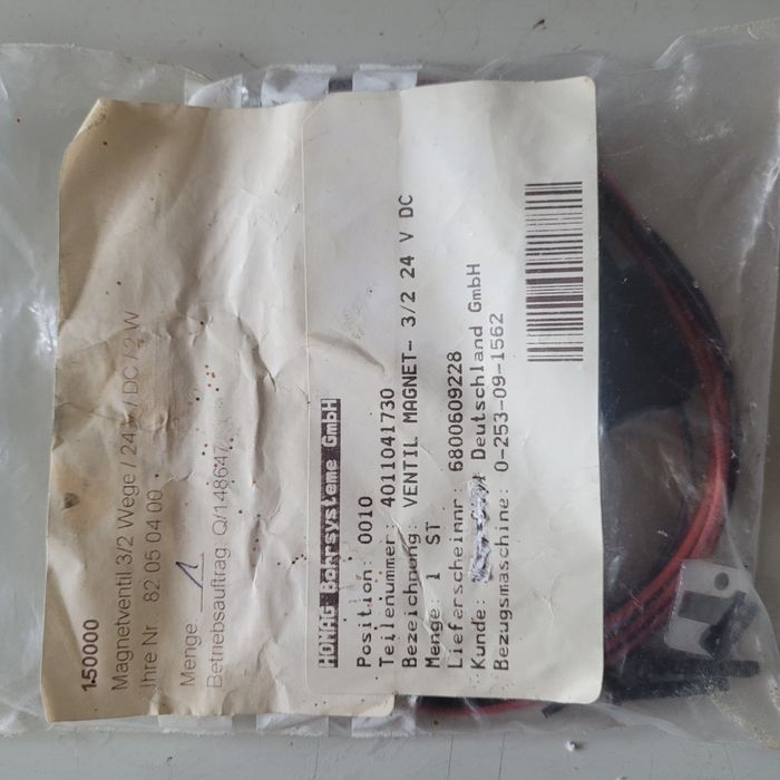 Homag zawór magnetyczny