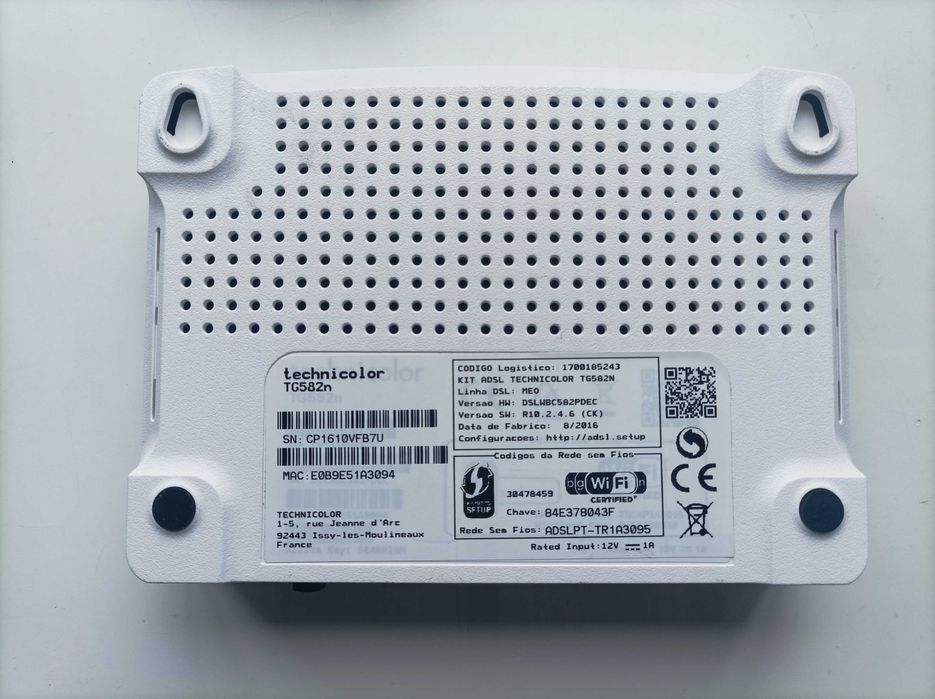 Router Technicolor TG582n