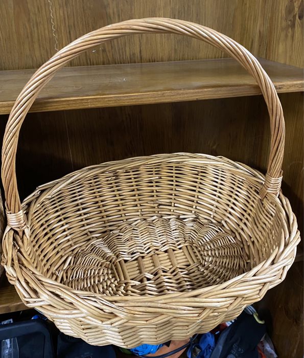 Cestas de palha (duas)