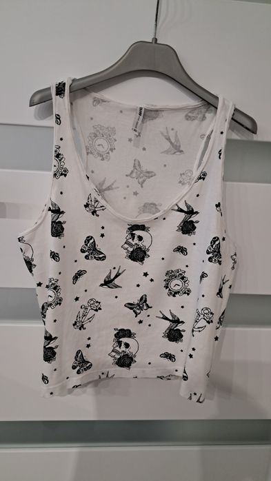 Tshirt na ramiączka XS/S Cropp