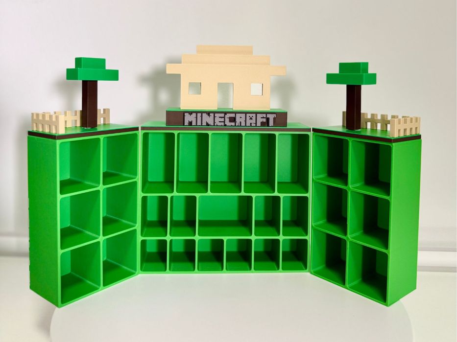 ‼️Різні Полички Підставки Kinder Joy Minecraft Майнкрафт кіндер Будинок