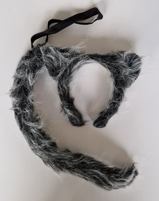 Strój kota opaska plus ogon