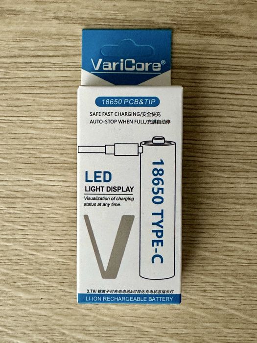 Акумулятор літієвий 18650B LiitoKala USB-34B 3400mAh 3.7V Li-Ion