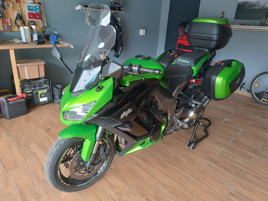 Kawasaki Z 1000 SX Kufry nawi GPS