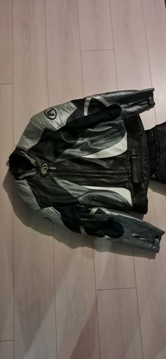 Kurtka spodnie skórzane