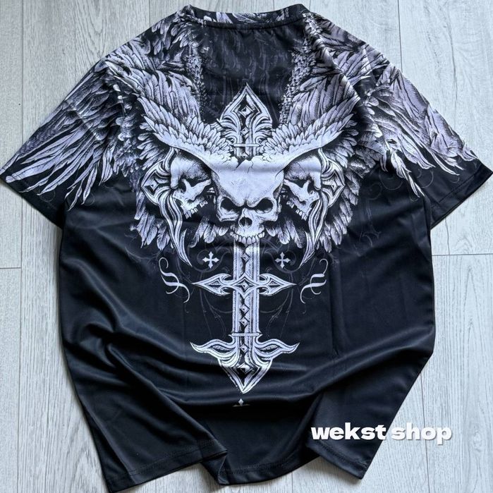 НОВА AFFLICTION футболка sk8 y2k vintage mma