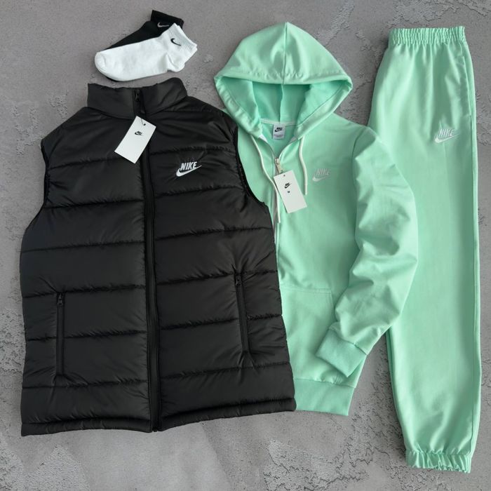 Чоловічий спортивний костюм найк набір Nike [3в1] [S-2XL] + шкарпетки!