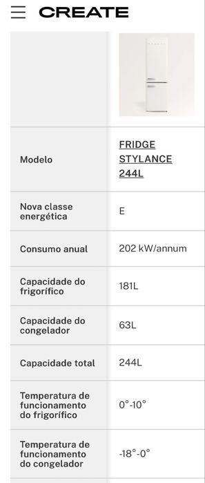 Frigorifico Retro Create