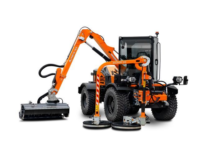 ENERGREEN ALPHETTA  Samojezdna kosiarka wysięgnikową, traktor komunalny hydrostatyczny