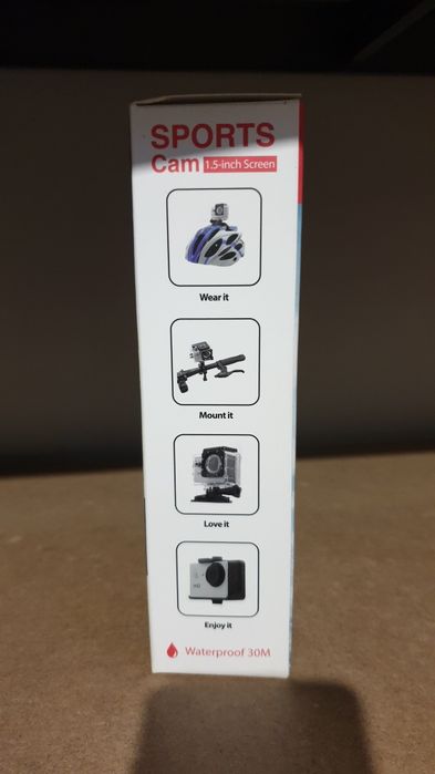 Kamera sportowa nowa, uchwyt mocowanie go pro gopro