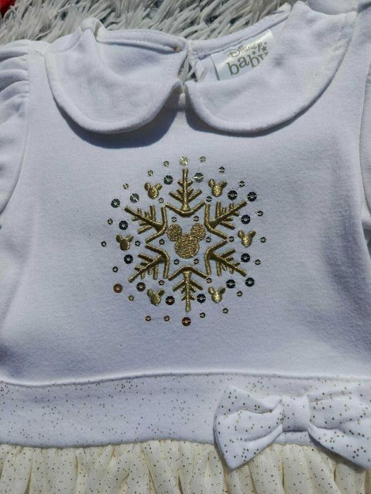 Святковий дитячий костюм-пачка disney мінні маус,бодік,сукня