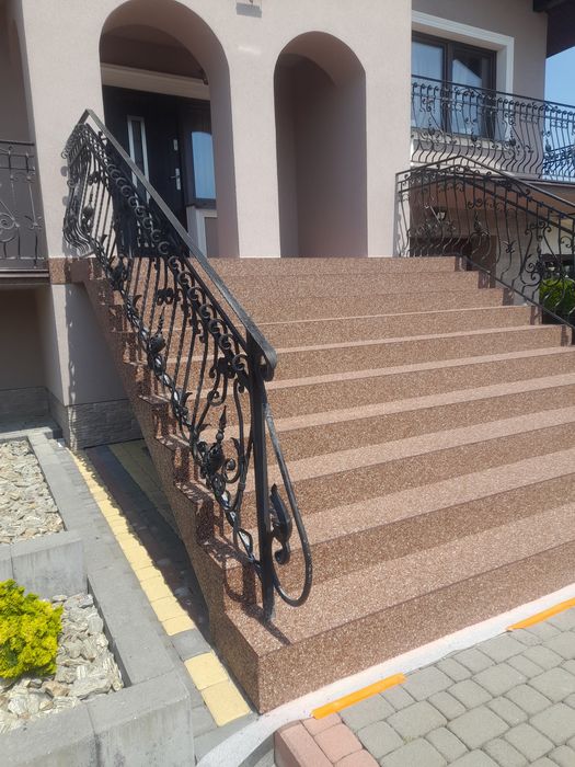 Kamienny dywan żywica zywica do garazu UV posadzki żywiczne
