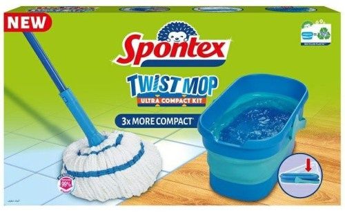 Komplet obrotowy TWIST MOP Spontex wiadro +mop 10l