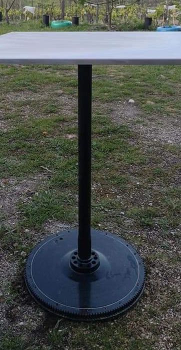 Mesa tampo alumínio