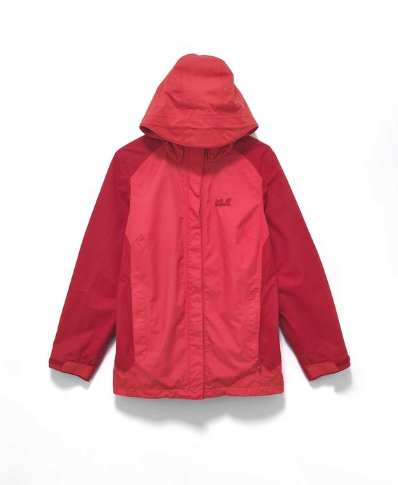 Kurtka Jesienna Outdoor Wodoodporna Czerwona Jack Wolfskin |R. M
