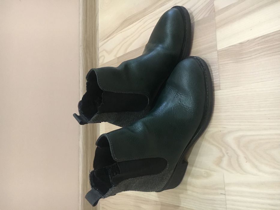 Полусапожки кожаные