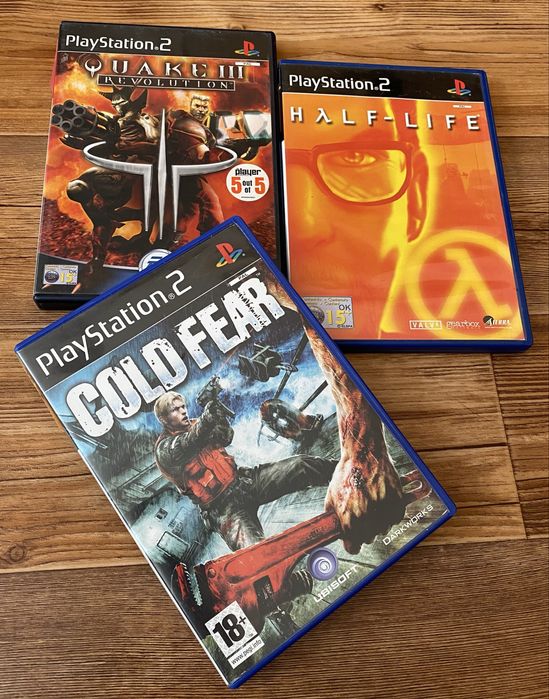 Sony PS2: Yakuza, Punisher, Half-Life, Quake, Hod of War, Darkwatch.