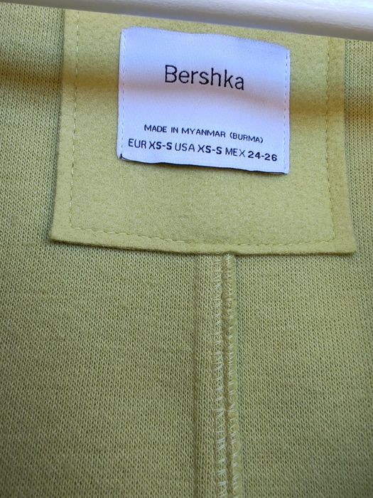 Casaco / Sobretudo Bershka Novo verde água