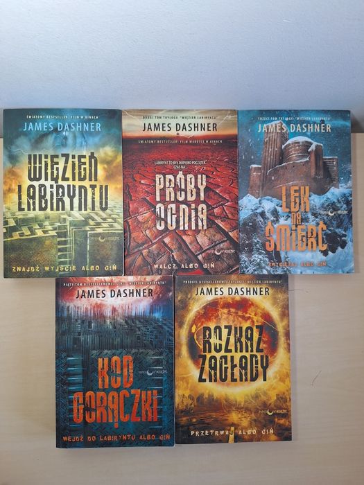 James Dashner Więzień labiryntu 1-5