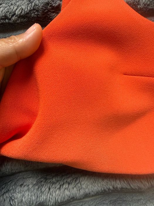 Bec & bridge Top curto S estilo bandage laranja alças finas