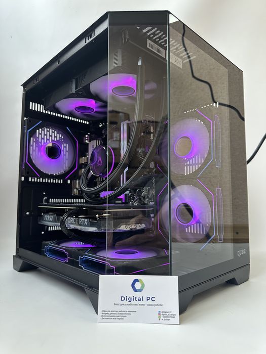 Ігровий пк ryzen 7 7700 rtx4070 ddr5 32 gb m2 ssd