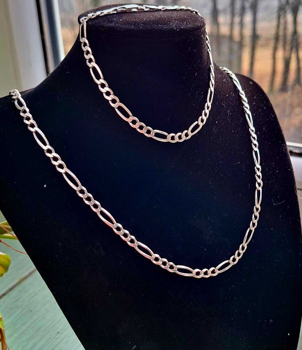 Srebrny zestaw biżuterii 925 21gr śliczny