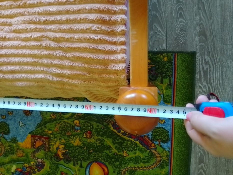 Ліжко двоспальне дерев'яне натуральне  вільха кровать