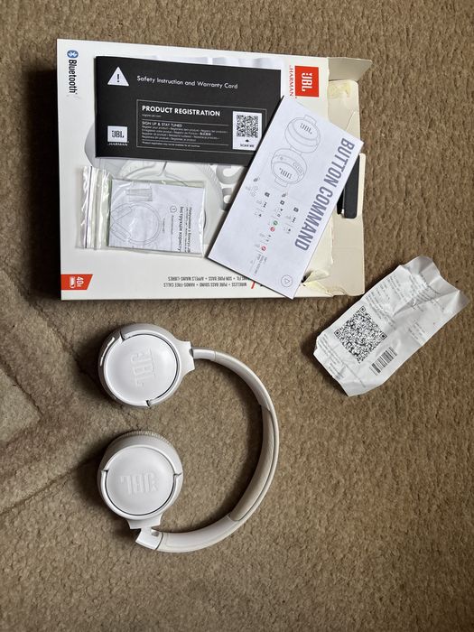 Наушники JBL Tune 510BT White