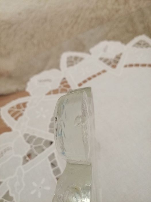 Szklane aniołki, świeczniki