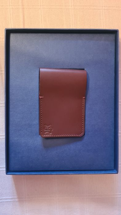 Skórzany, elegancki portfel Manufaktura Miler plus gratis mały portfel