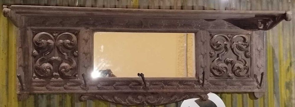 Cabide Antigo em pau santo e ferro