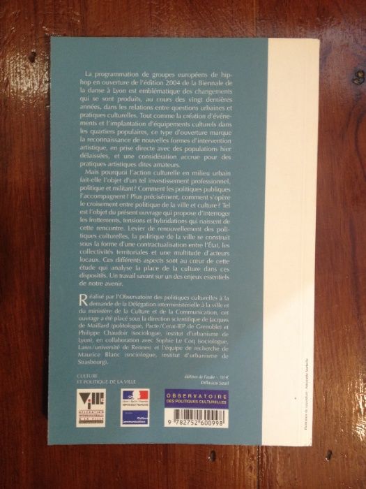 Phillipe Chaudoir et Jacques de Maillard (dir.) - Culture et politique