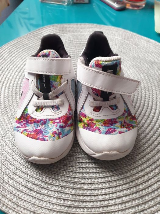 Nike Buty 22 Downshifter 10 Fable Dziecięce Białe