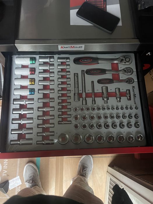 Carrinhos de ferramentas 7/6 gavetas cheias