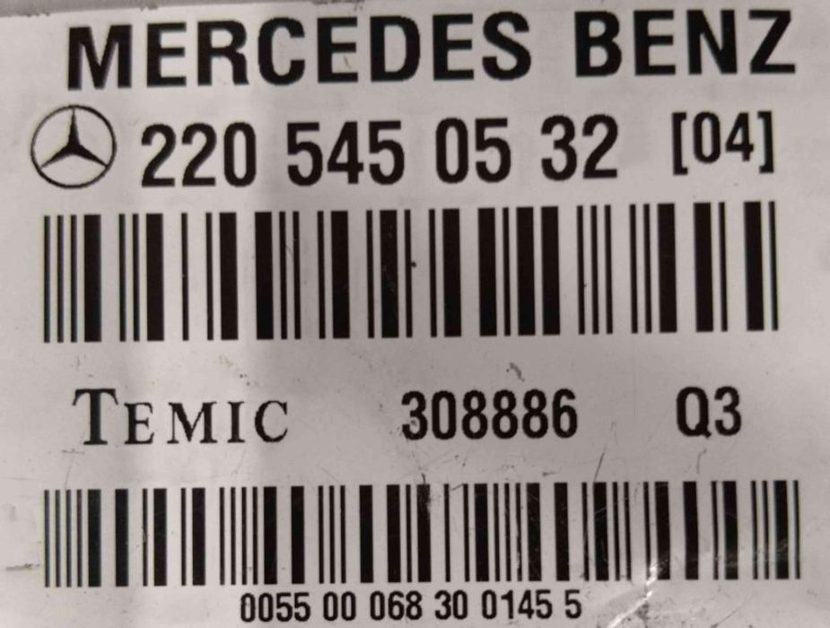 Centralina / Módulo Controlo Suspensão 2205450532 - MERCEDES-BENZ S-CLASS
