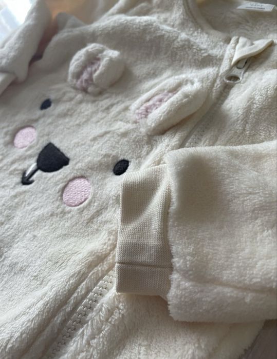 Чоловічок теплий комбінезон плюшевий ведмедик 68р Next