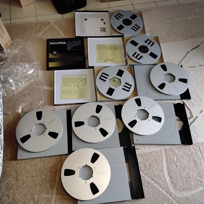 Bobines 26,5 Revox  maxell  TDK