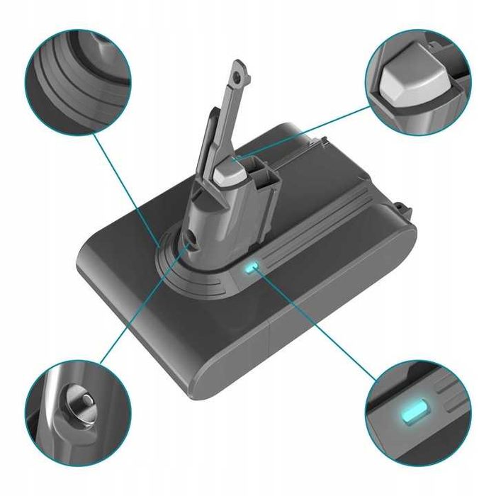 Uniwersalna bateria akumulator do Dyson V7 SV11 HH11 6000mAh filtry