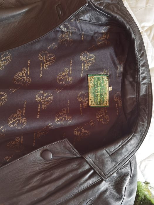 Casaco de pele original preto xl