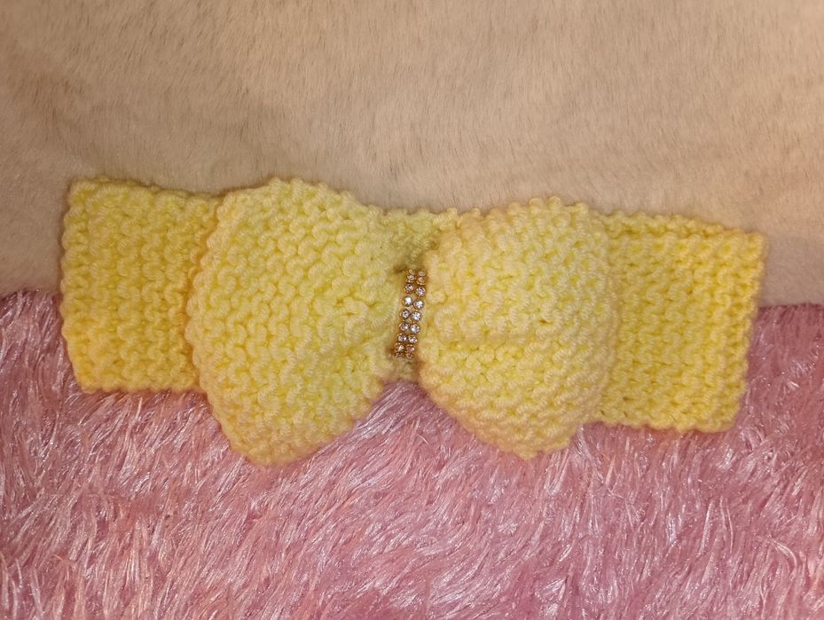 Fita para cabeça em tricô