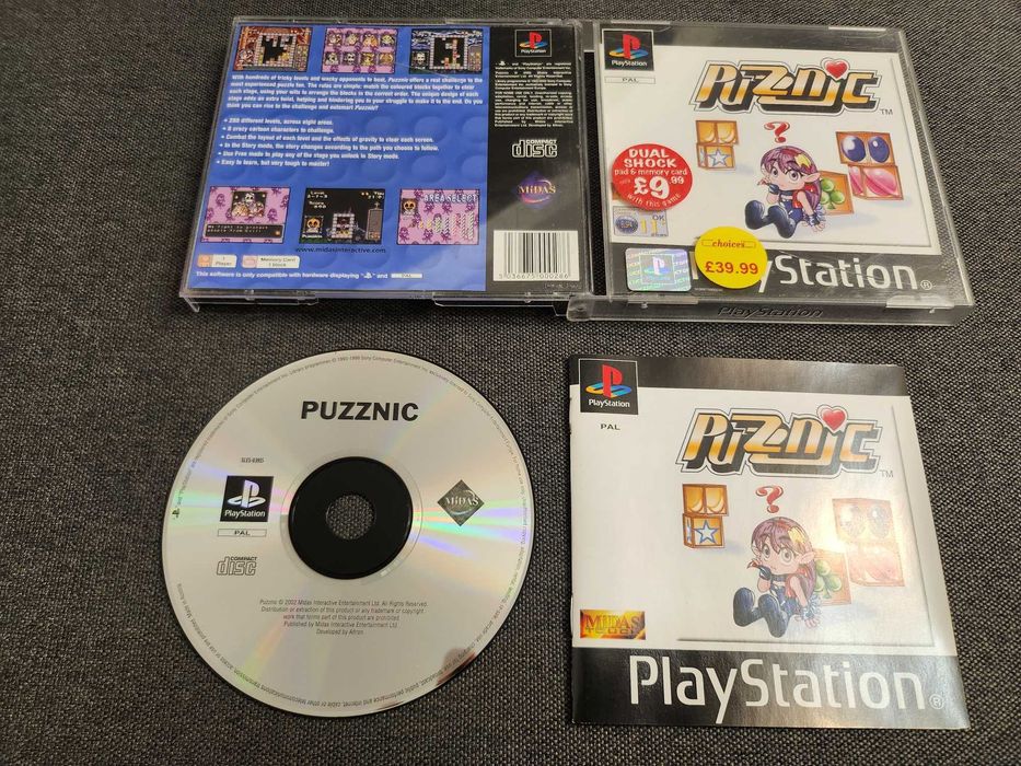 PSX PS1 Puzznic Komplet Angielska