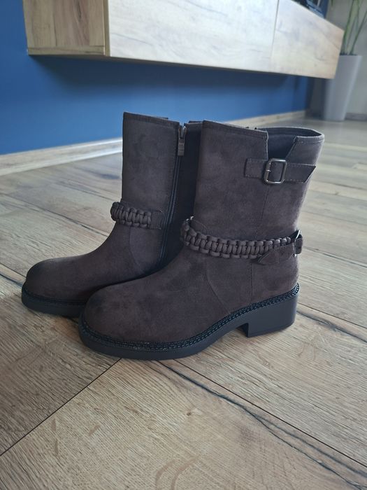 Botki NOWE zamsz