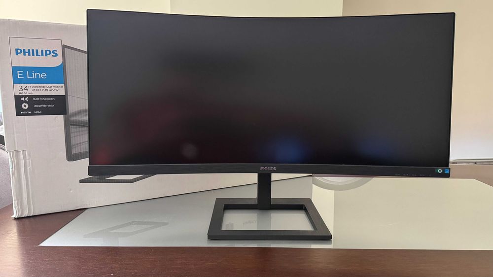 Philips Monitors E Line 346E2CUAE 34" WQHD+ 100Hz VA Curvo USB-C FreeSync 1ms