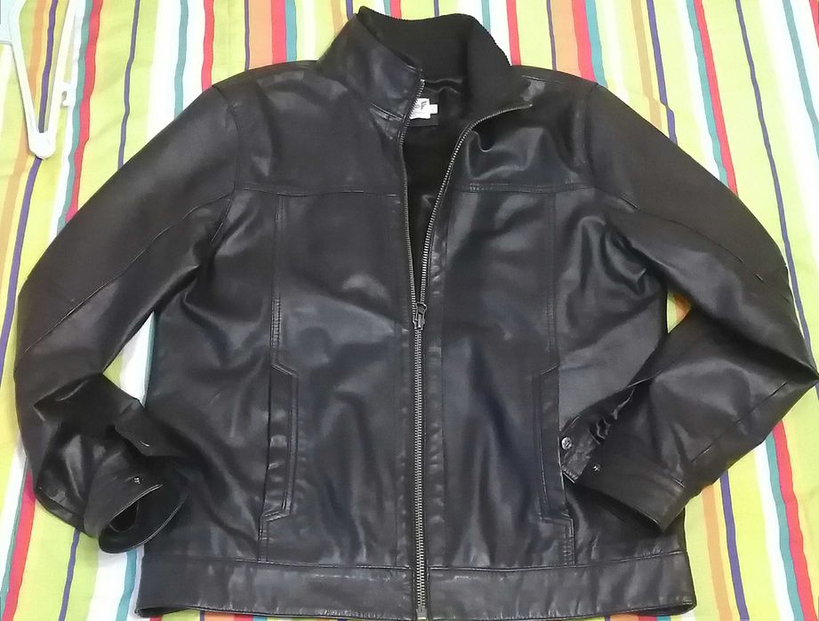 Onfire куртка XL шкіряна куртка кожаная спорт слімфіт демісезон