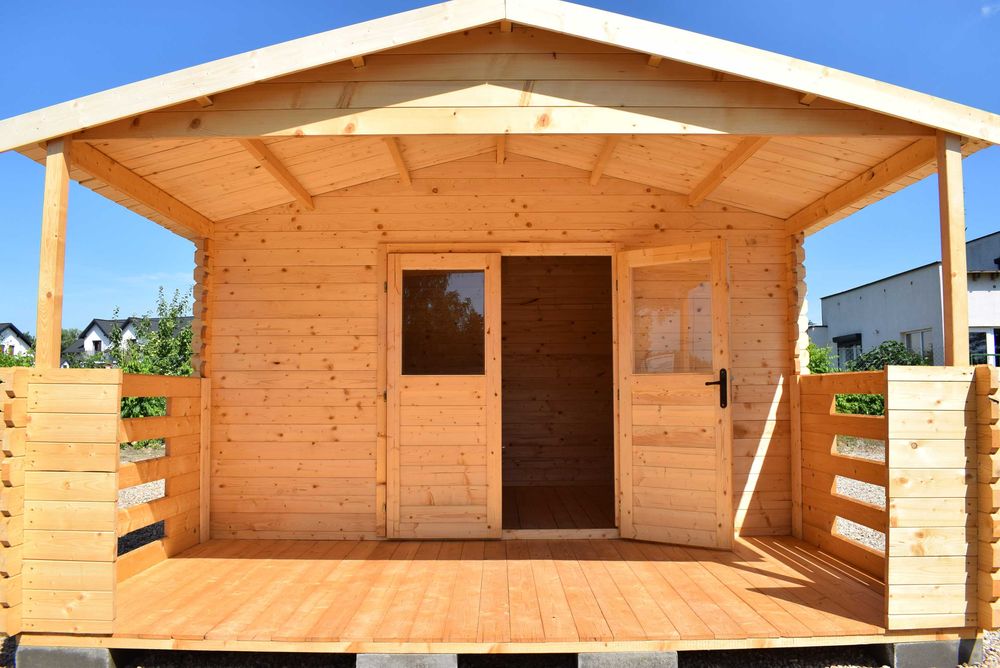 dostępny od ZARAZ solidny domek letniskowy + taras*6x4*24 m2*ogrodowy
