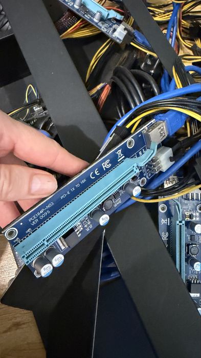 Platforma miningowa (rig) – kompletna bez GPU