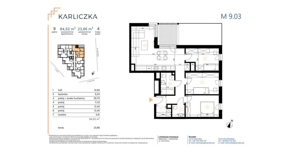 Karliczka | mieszkanie 4-pok. | A.9.03