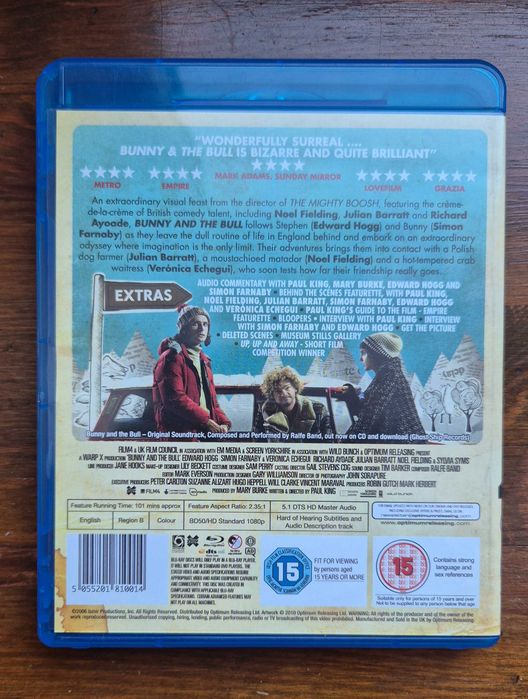 Bunny and the Bull film Blu-ray Edward Hogg Richard Ayoade