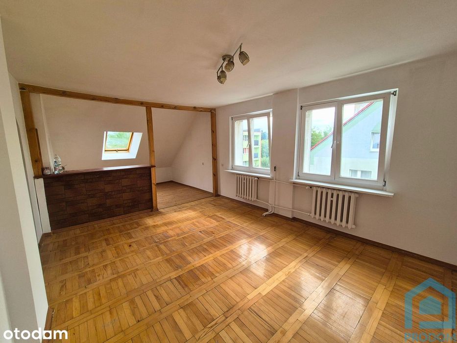 Kawalerka w centrum Żar| 38 m² | 3 piętro - poddasze | 209 000 zł