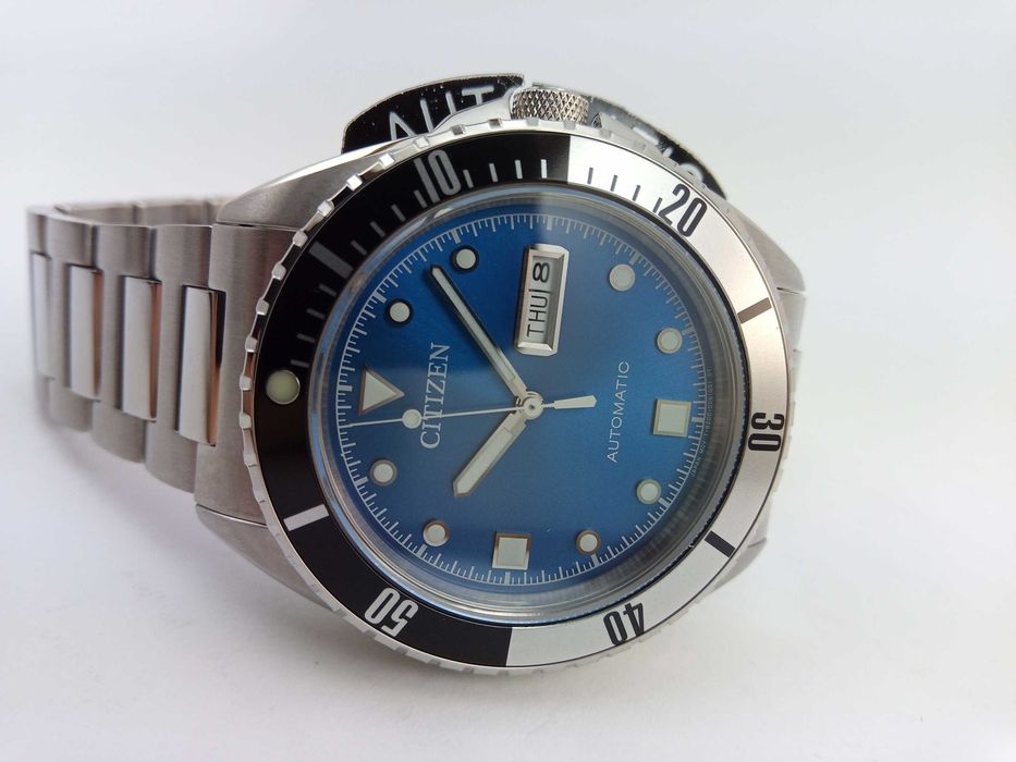 Японские мужские часы Citizen NH7530-52M сапфир, механика 21 камень